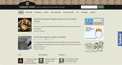 Desktop Screenshot of judaism-islam.com